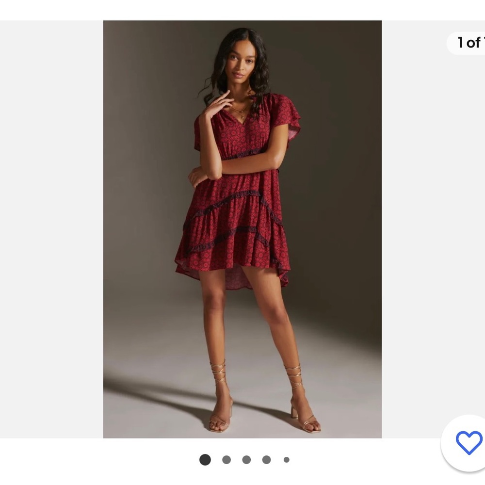 Anthropologie mini dress